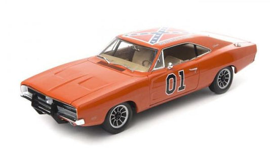 JOY RIDE 1:18 SCALE 1969 DODGE CHARGER—DUKES OF HAZZARD GENERAL LEE NEW IN BOX