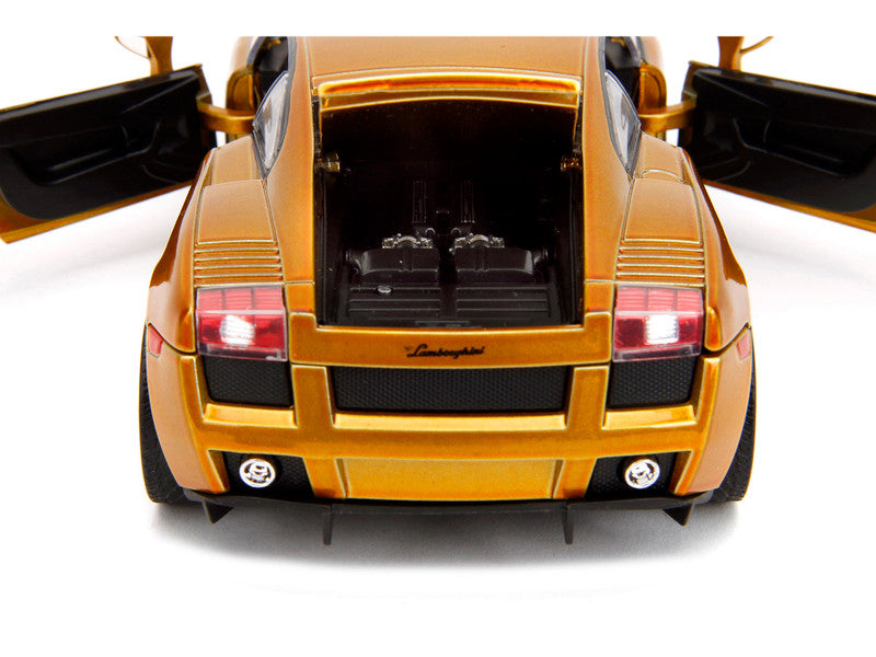 Lamborghini Gallardo Gold Metallic "Fast X" (2023) Movie "Fast & Furious" Series 1/24 Diecast Model Car by Jada