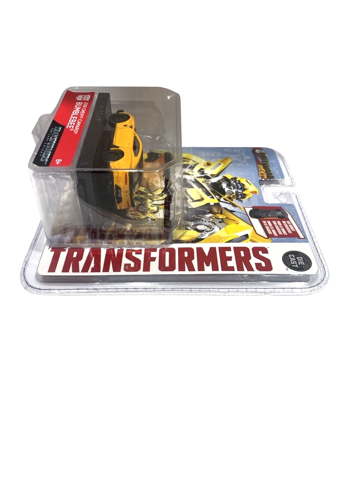 JADA TOYS HOLLYWOOD RIDES 1:64 DIE CAST 2016 CHEVY CAMARO BUMBLEBEE TRANSFORMERS