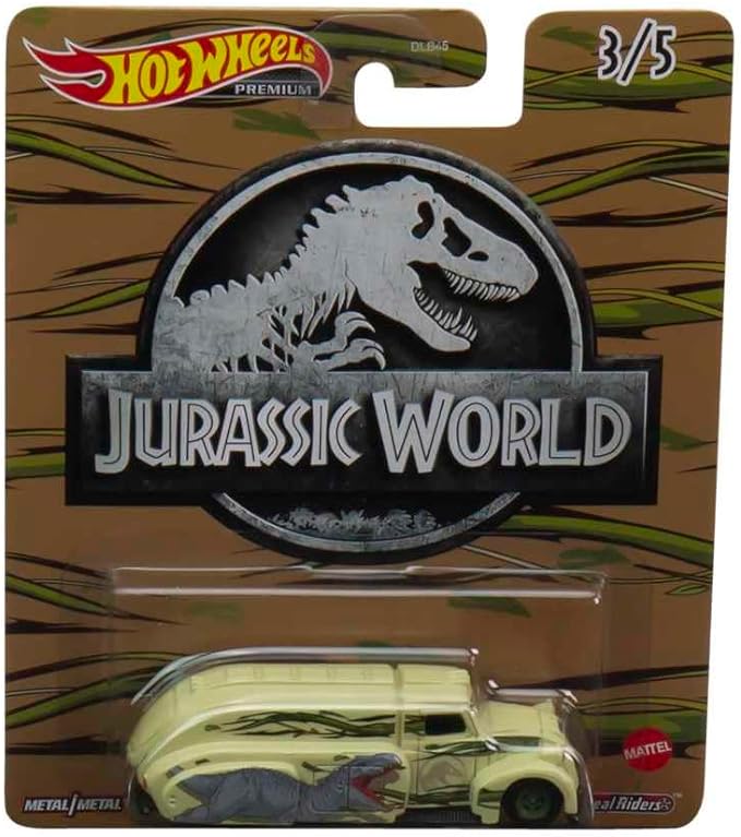 Hot Wheels, "JURASSIC WORLD" VEHICLES 1/64 SCALE