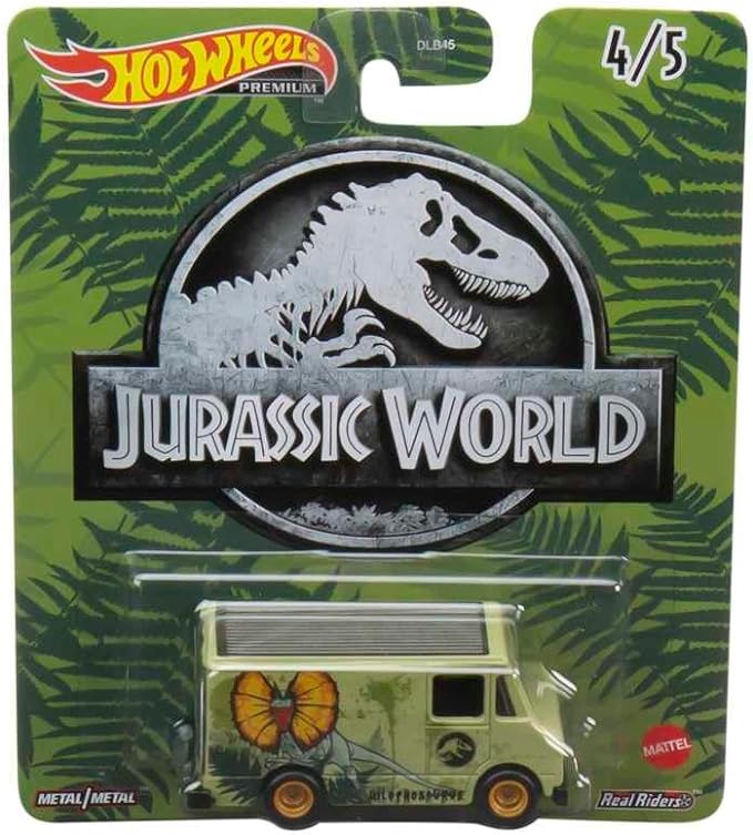 Hot Wheels, "JURASSIC WORLD" VEHICLES 1/64 SCALE