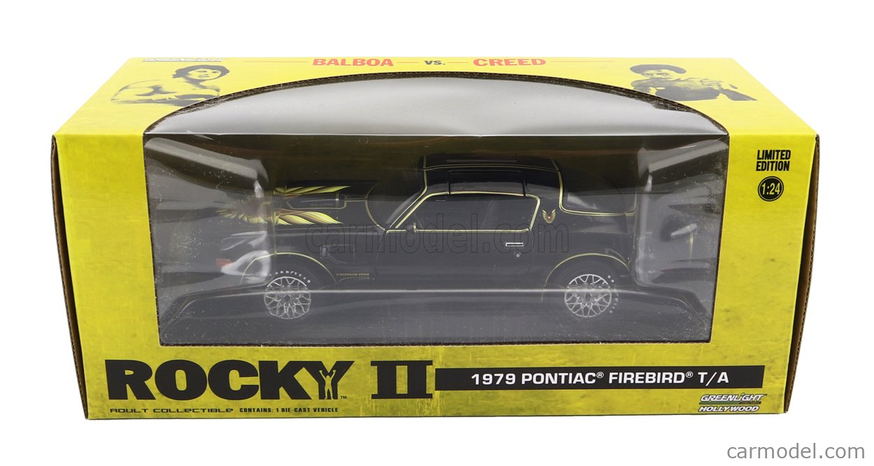 Rocky's 1979 Pontiac Firebird Trans AM  from ROCKY II MOVIE 1:24 Diecast