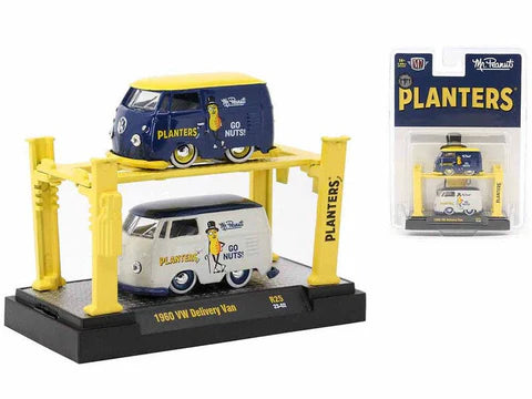 M2 Machines Auto Lift 2 Pack Release 25 1960 VW Delivery Van Planters R25