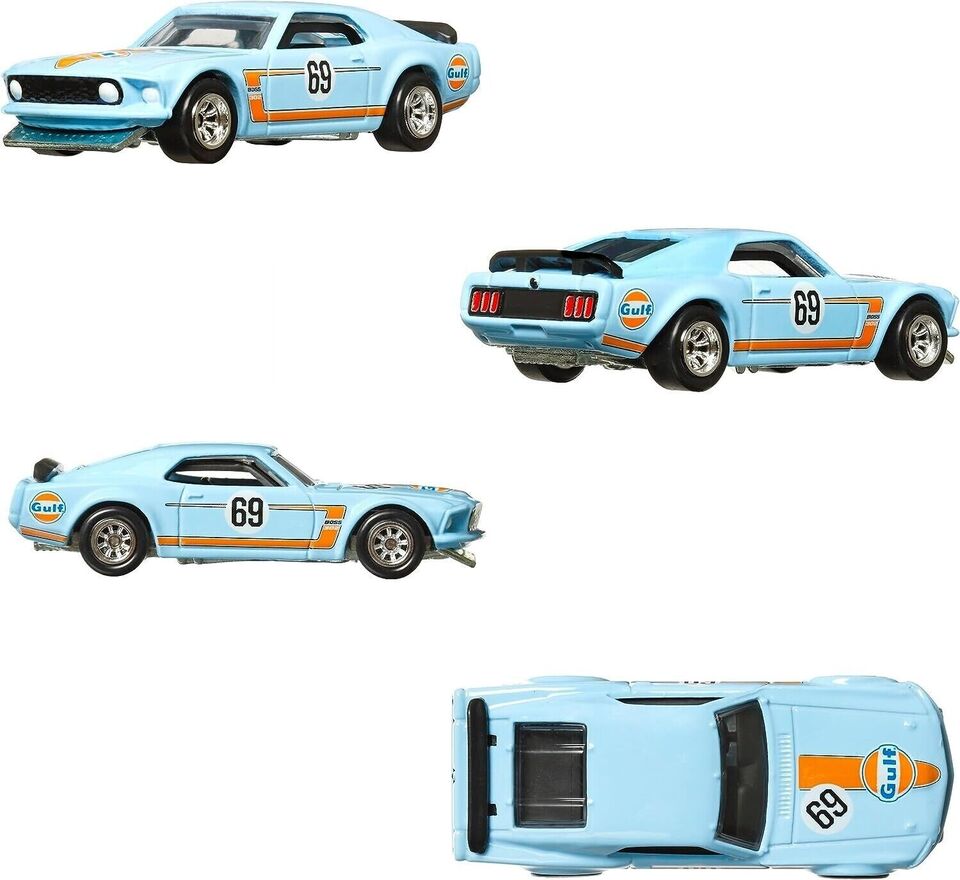 2023 Hot Wheels Premium Ford Mustang Car Culture 2 Pack GULF OIL