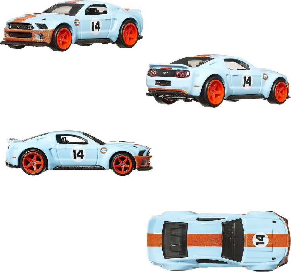 2023 Hot Wheels Premium Ford Mustang Car Culture 2 Pack GULF OIL