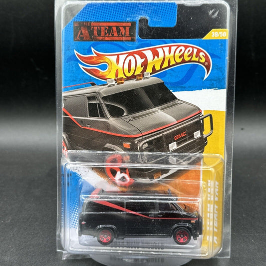 2011 Hot Wheels BLACK A TEAM VAN 83 GMC