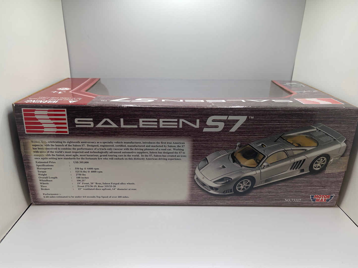 Bruce Almighty CUSTOM 1/18 Scale Model Saleen S7