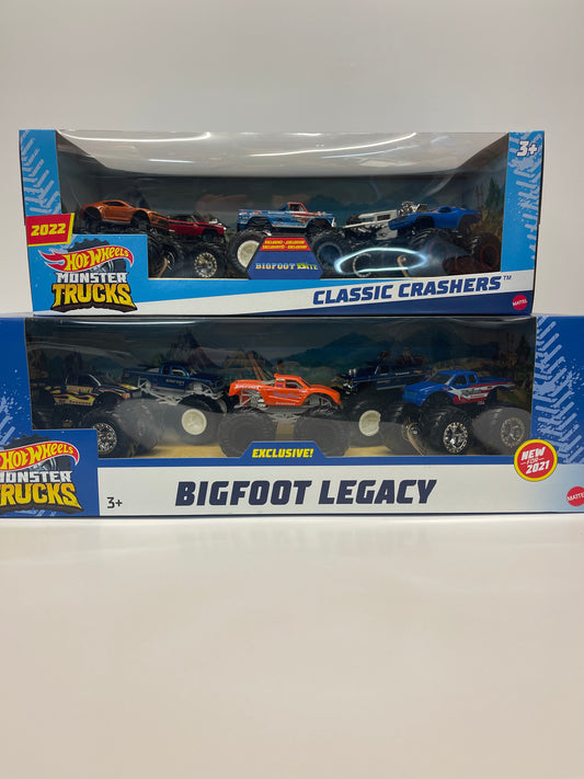 HOT WHEELS MONSTER TRUCK SETS! 5-per set 2 Versions Available!