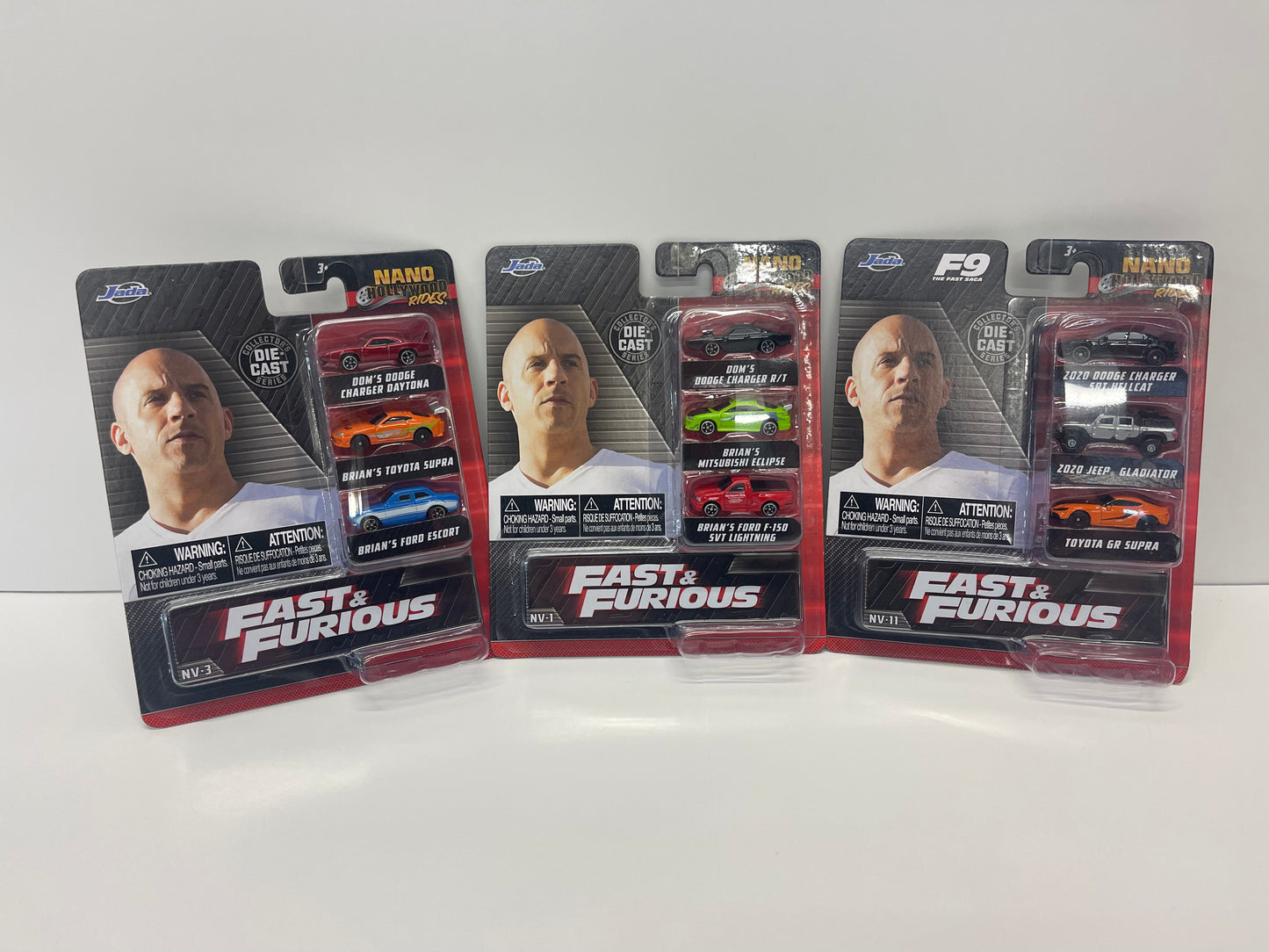 NANO FAST & FURIOUS 3-PACK SETS