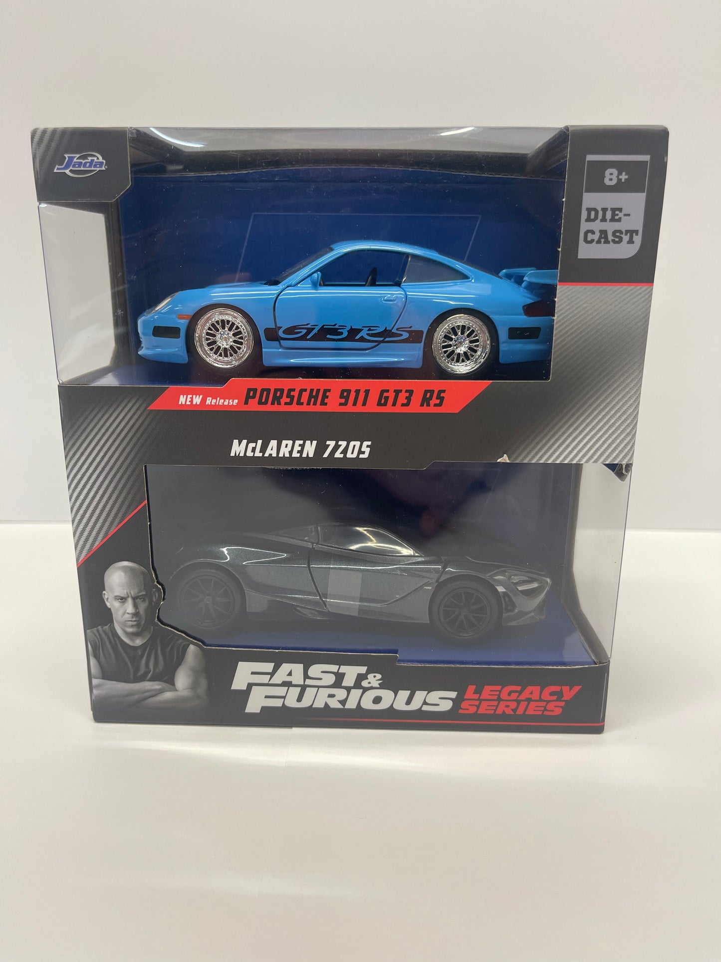 Fast and Furious Legacy Series PORSCHE 911 and McLAREN 720s 1/32 2-PACK