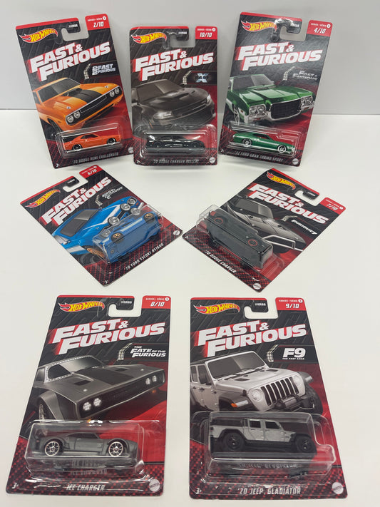 Hot Wheels COLLECTOR CARS from FAST & FURIOUS