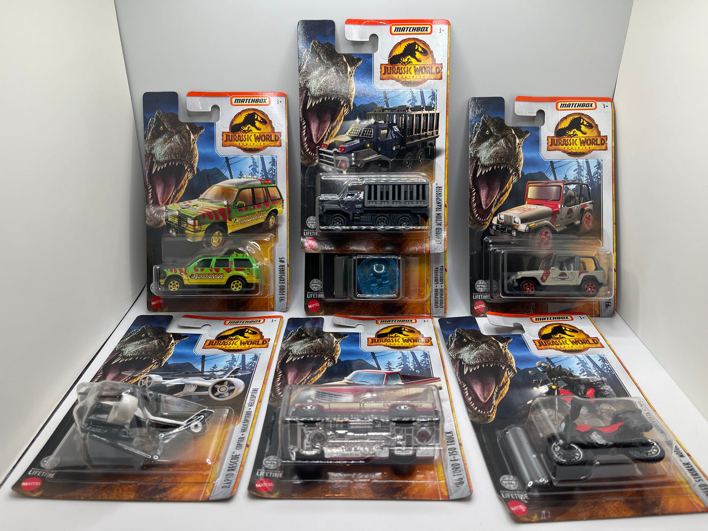 MATCHBOX JURASSIC WORLD 1/64 Diecast Vehicles