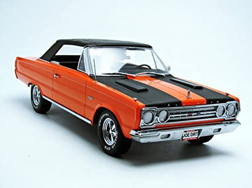 1967 Plymouth Belvedere GTX Convertible Orange "Joe Dirt" Movie (2001) 1/18 Diecast Car Model by Greenlight