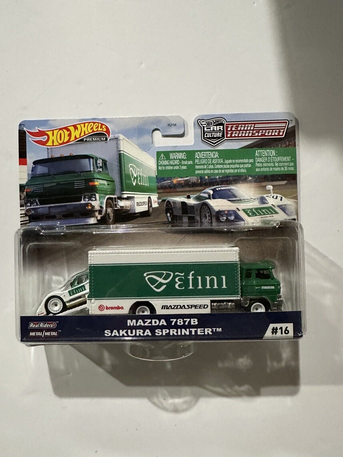 2020 Hot Wheels Car Culture Team Transport #16 Mazda 787B & Sakura Sprinter