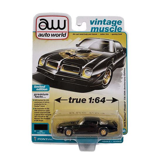 AW Auto World 1976 Pontiac Firebird T/A 50Th Anniversary Black