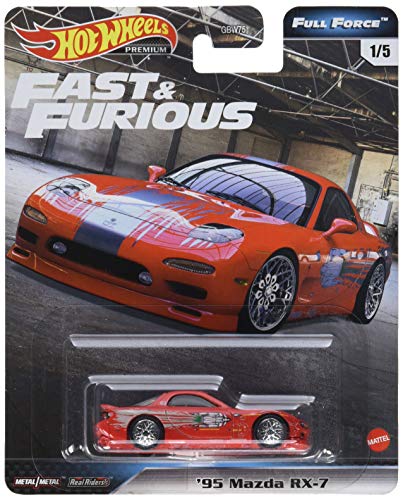 Hot Wheels Premium Fast & Furious Full Force '95 Mazda RX-7 GBW75