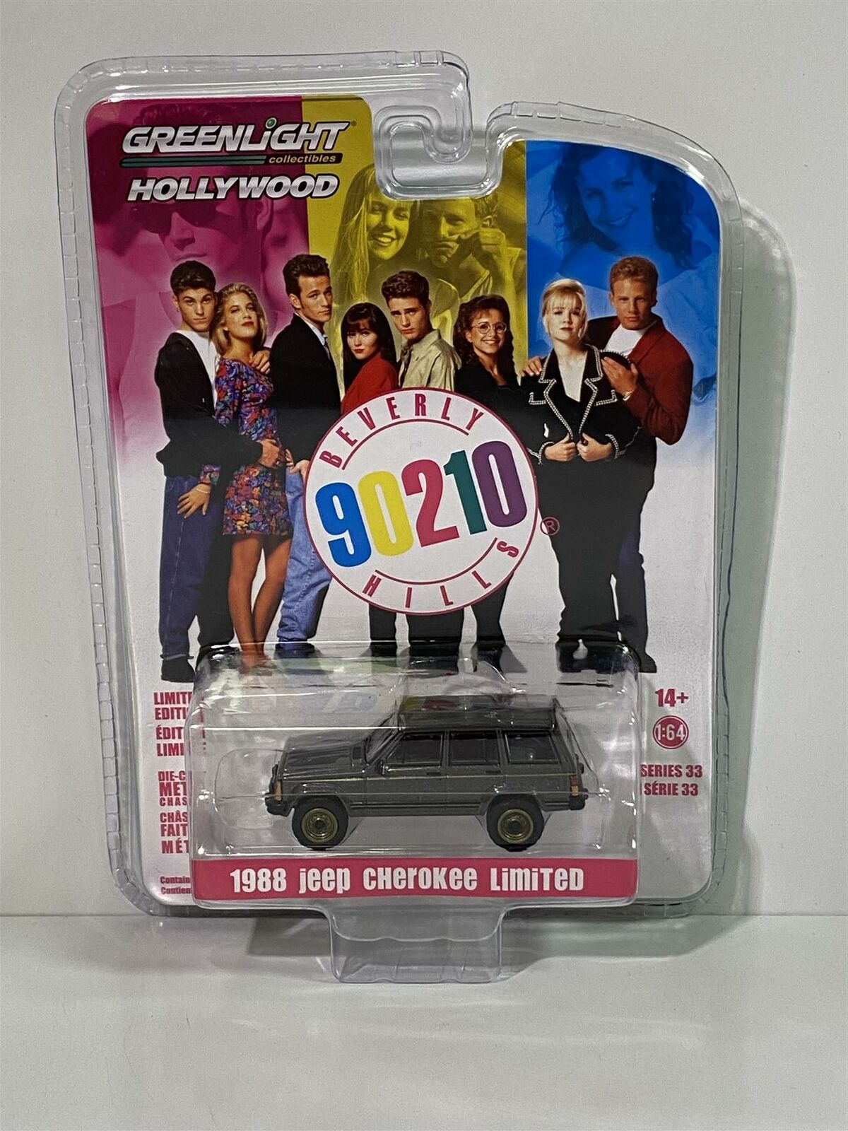 994 Jeep Cherokee Limited "Beverly Hills 90210" (1990-2000) TV Series "Hollywood Series" Release 33 1/64 Diecast Model Car by Greenlight