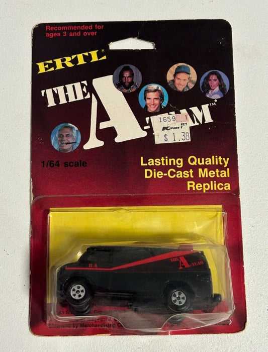 THE A TEAM VAN 1/64 SCALE ERTL 1983 - DIE CAST METAL REPLICA - FACTORY SEALED