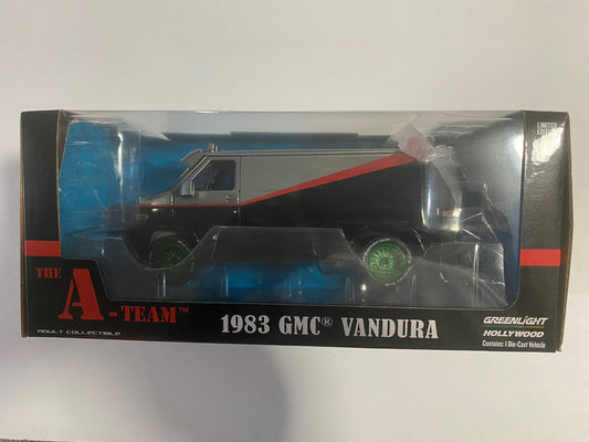 The A-Team 1/24 GMC VANDURA "CHASE EDITION" with Green Rims