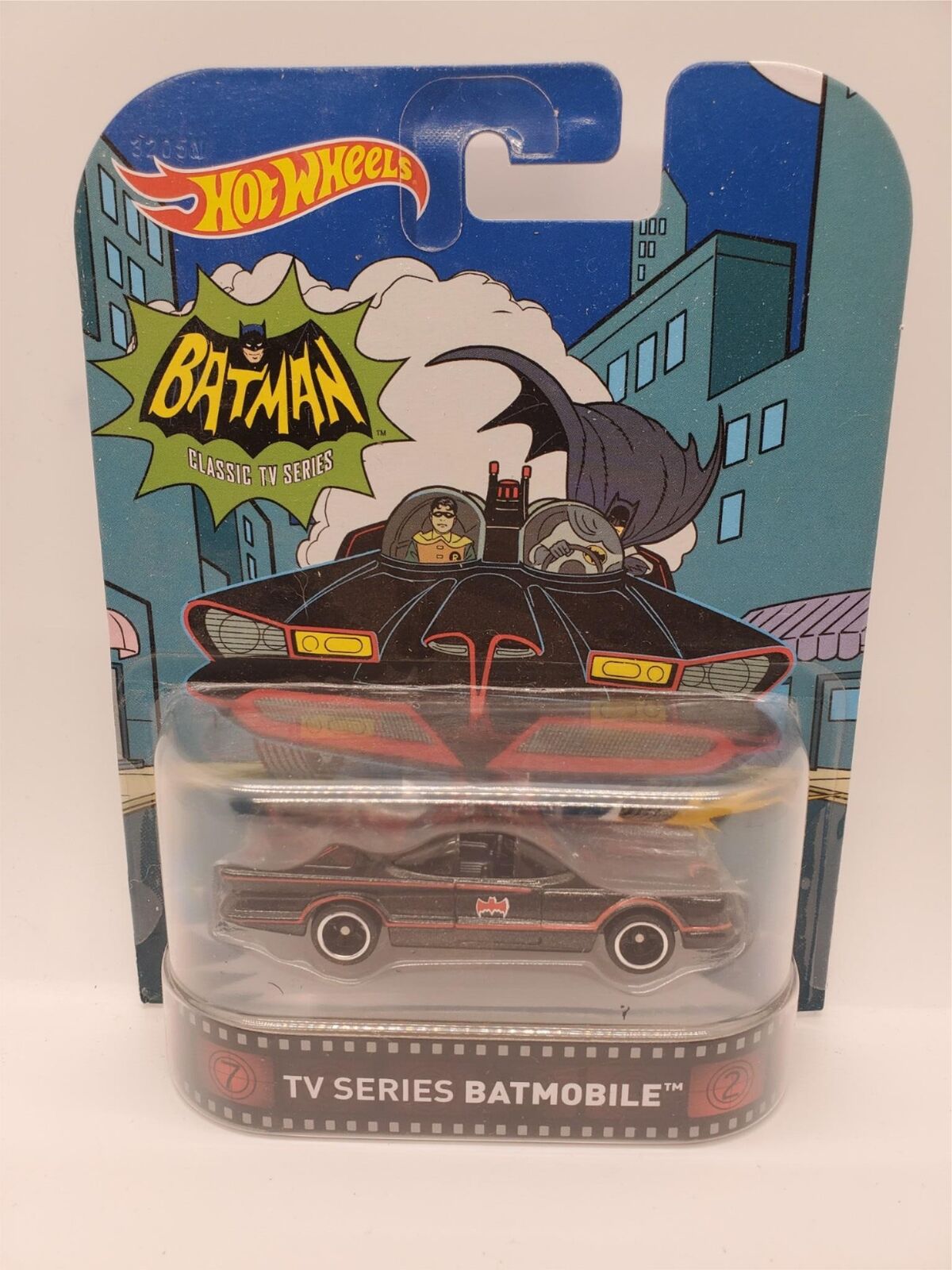 Hot Wheels 2015 Batman Classic TV Series Batmobile #DJF46-D718 New