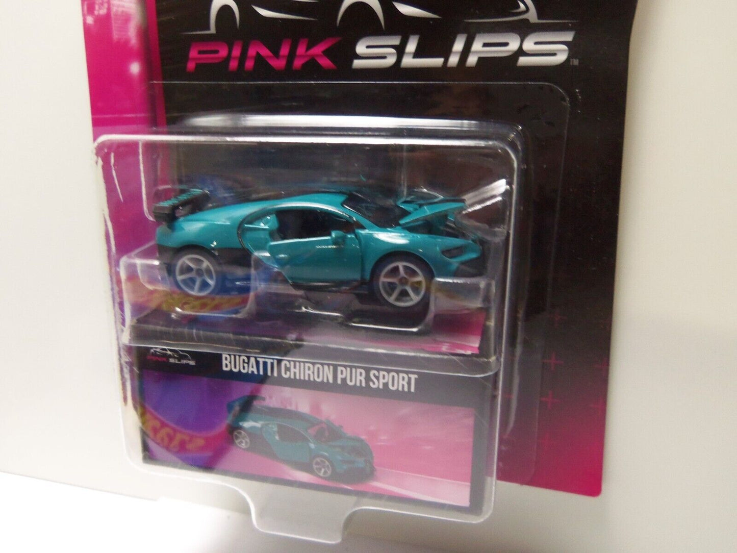 2023 JADA Die Cast Pink Slips Series Bugatti Chiron Pur Sport - MIP - 1/64 Scale