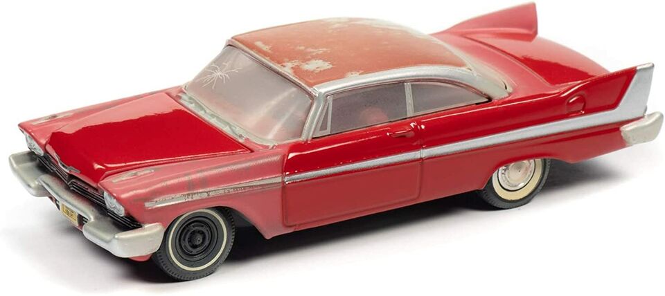 AUTO WORLD CHRISTINE 1958 PLYMOUTH FURY (PARTIALLY RESTORED) 1:64 DIECAST