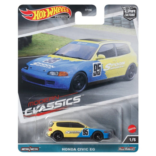 2023 Hot Wheels Premium Car Culture "Modern Classic" #1 Honda Civic EG