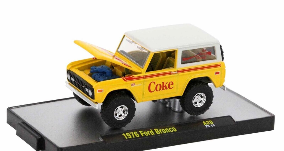 M2 Machines 1:64 Coke 1976 Ford Bronco A28 23-14