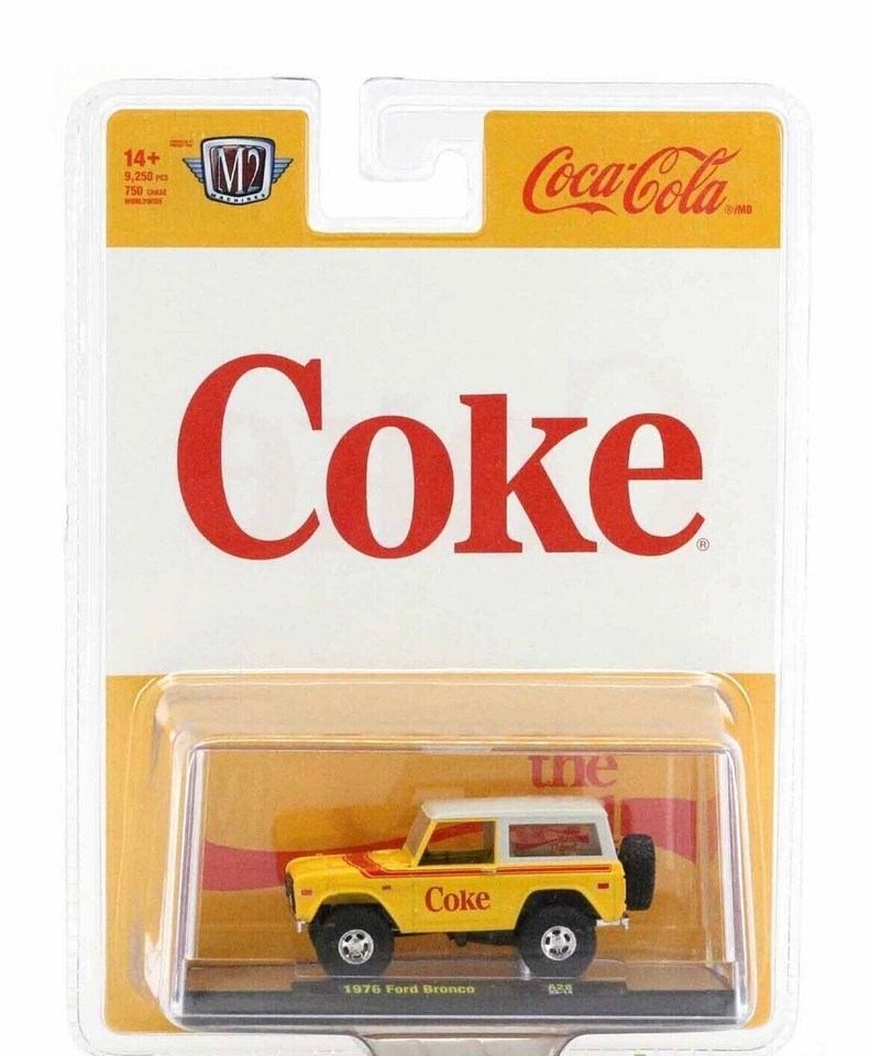 M2 Machines 1:64 Coke 1976 Ford Bronco A28 23-14