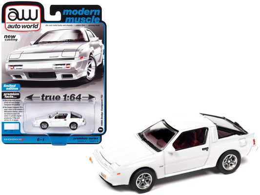 1986 Dodge Conquest TSi White "Modern Muscle" Limited Edition 1/64 Diecast Model Car by Auto World