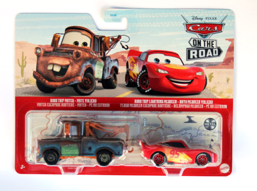 Disney Pixar Cars On The Road 2022 Road Trip Mater and Lightning 2 Pack