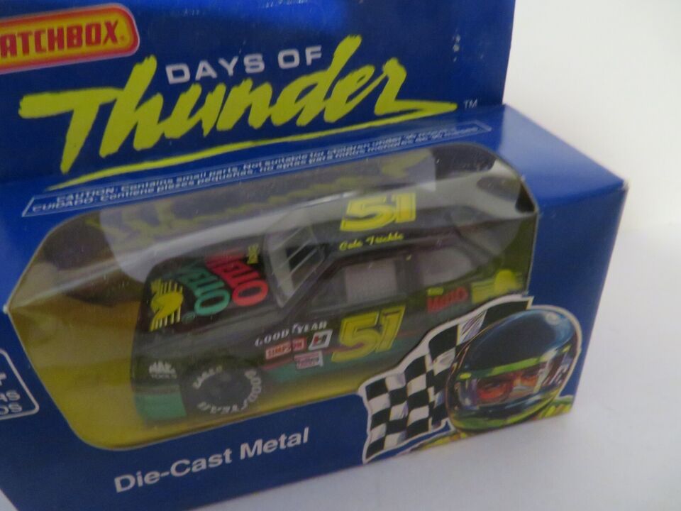 Matchbox Days of Thunder #51 Cole Trickle Mellow Yellow Stock Car