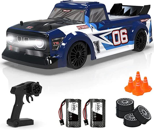 Racent Remote Control Car 1:14 Scale Drift RC Cars for Kids 2.4Ghz 4WD with Led Light (78504-3)