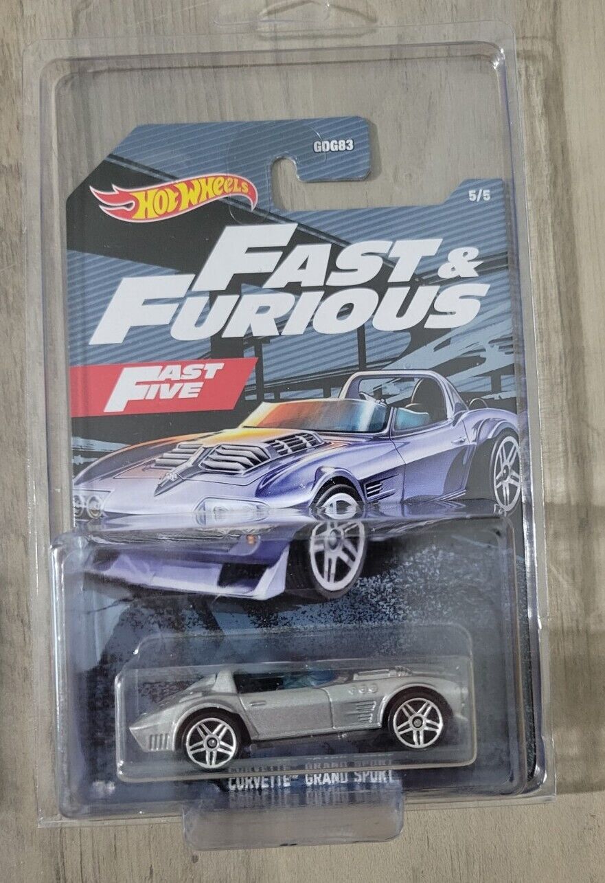 Corvette Grand Sport Fast & Furious Hot Wheels * Fast Five * NIP 1:64 Scale