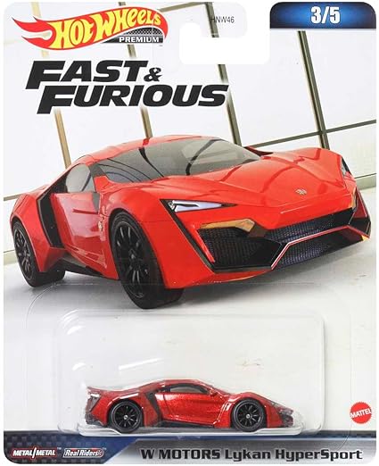 Hot Wheels HNW49 Fast and Furious W Motors Lykan Hyper Sport