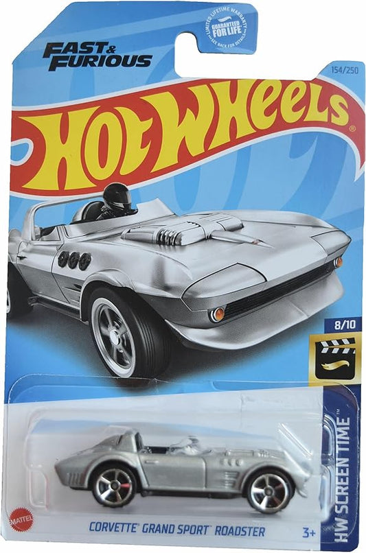 Hot Wheels Corvette Grand Sport Roadster, HW Screen Time 8/10 SCALE 1/64