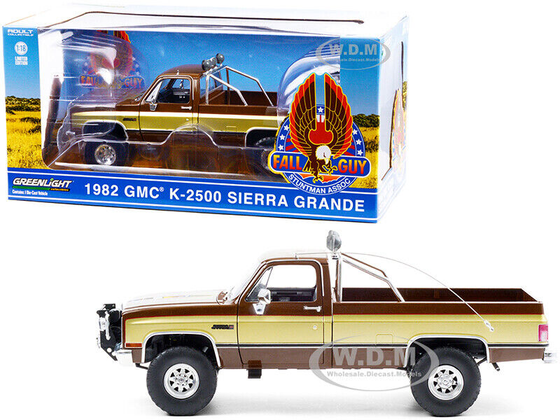 1982 GMC K-2500 SIERRA GRANDE PICKUP TRUCK "THE FALL GUY" 1/18 GREENLIGHT 13560