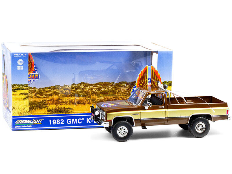 1982 GMC K-2500 SIERRA GRANDE PICKUP TRUCK "THE FALL GUY" 1/18 GREENLIGHT 13560