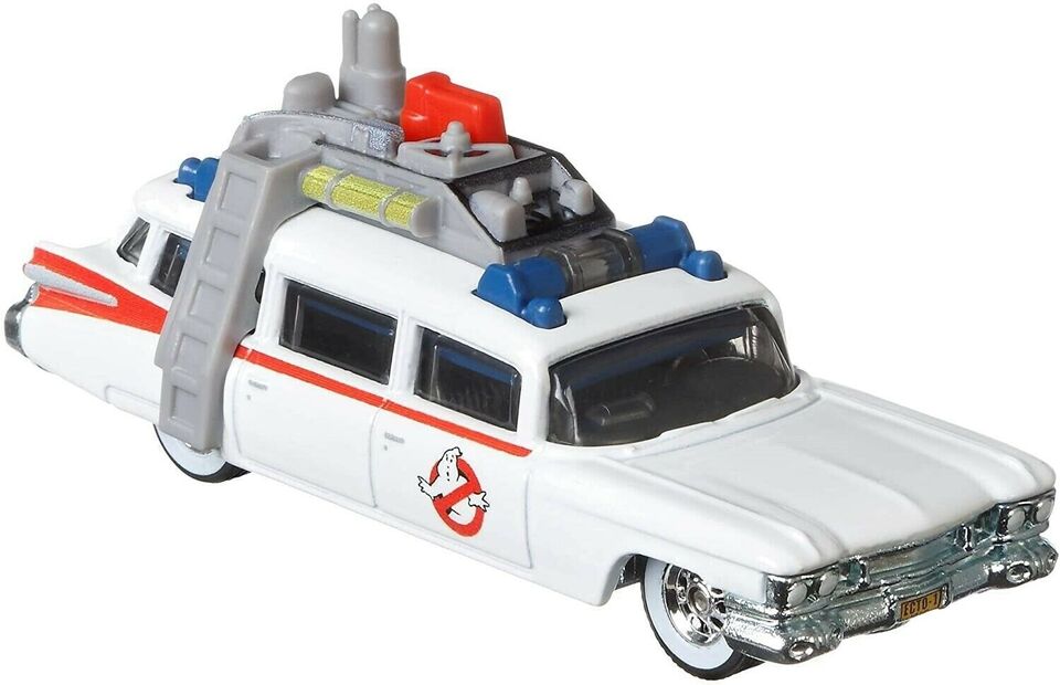 Hot Wheels Premium 1:64 Ghostbusters ECTO-1 Real Riders Vehicle 2019 New!