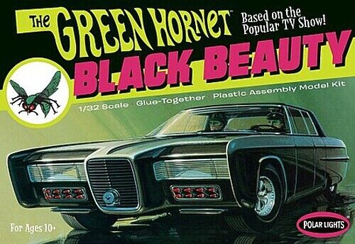 Green Hornet Black Beauty - Plastic Model Car Vehicle Kit - 1/32