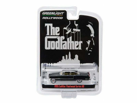 "The Godfather" 1955 Cadillac Fleetwood  1:64 Scale Model Car - Greenlight 44740B