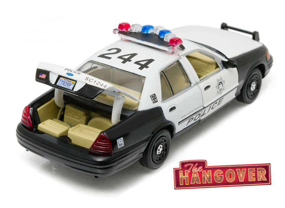 2000 FORD CROWN VICTORIA POLICE INTERCEPTOR "THE HANGOVER" 1/43 GREENLIGHT 86506