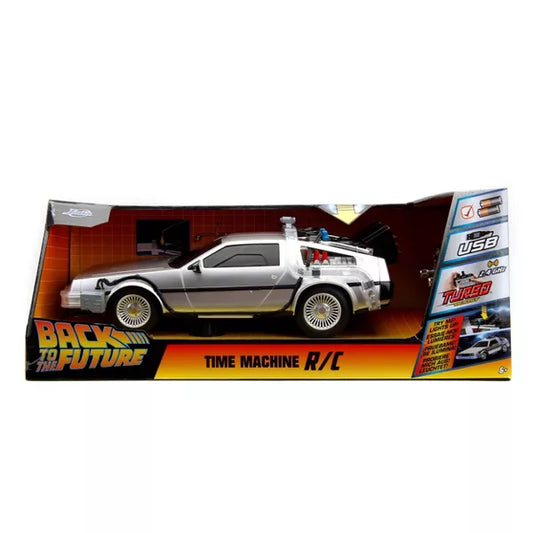 Back to the Future RC Vehicle - 1:16 Scale TIME MACHINE with LIGHTS! by:Jada