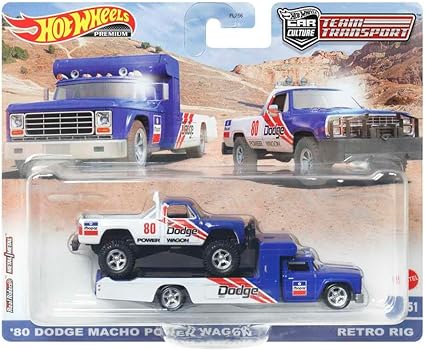 Hot Wheels Team Transport '80 Dodge Macho Power Wagon