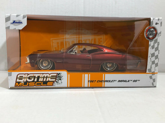 RARE 2022 Jada BIGTIME MUSCLE 1:24 33525 1967 CHEVROLET IMPALA SS Lowrider