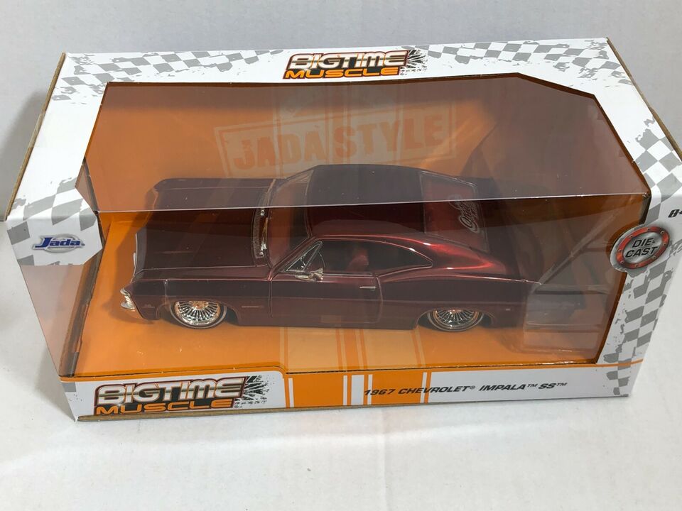 RARE 2022 Jada BIGTIME MUSCLE 1:24 33525 1967 CHEVROLET IMPALA SS Lowrider