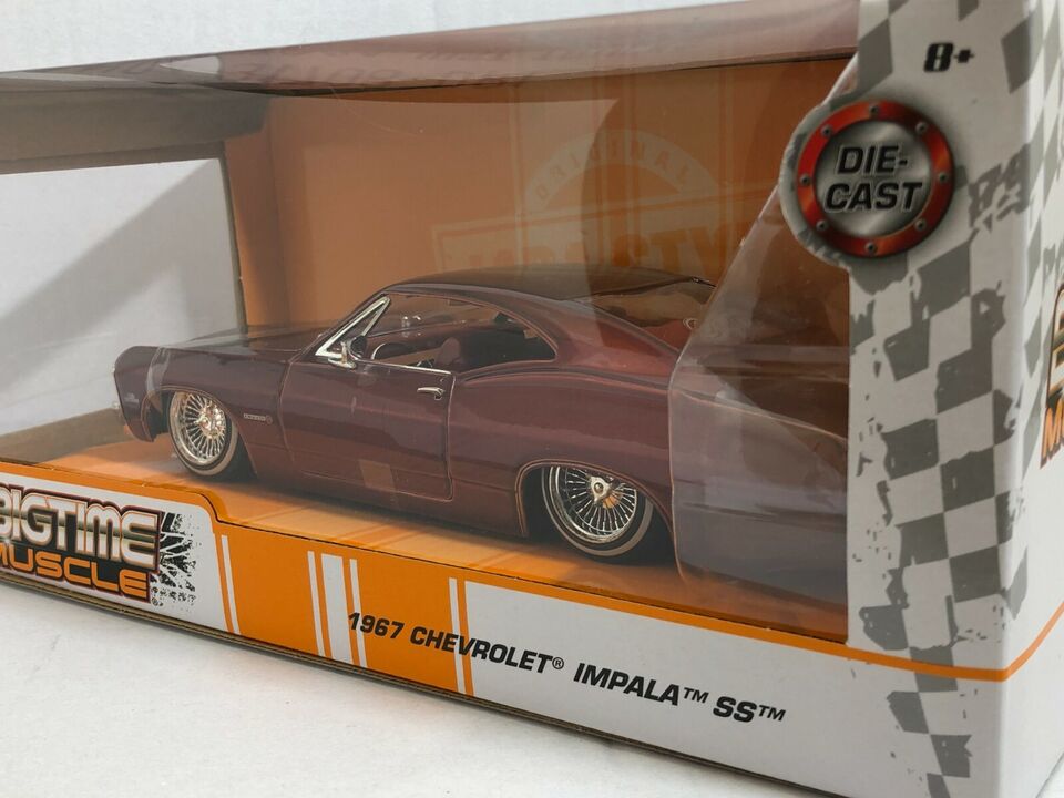 RARE 2022 Jada BIGTIME MUSCLE 1:24 33525 1967 CHEVROLET IMPALA SS Lowrider