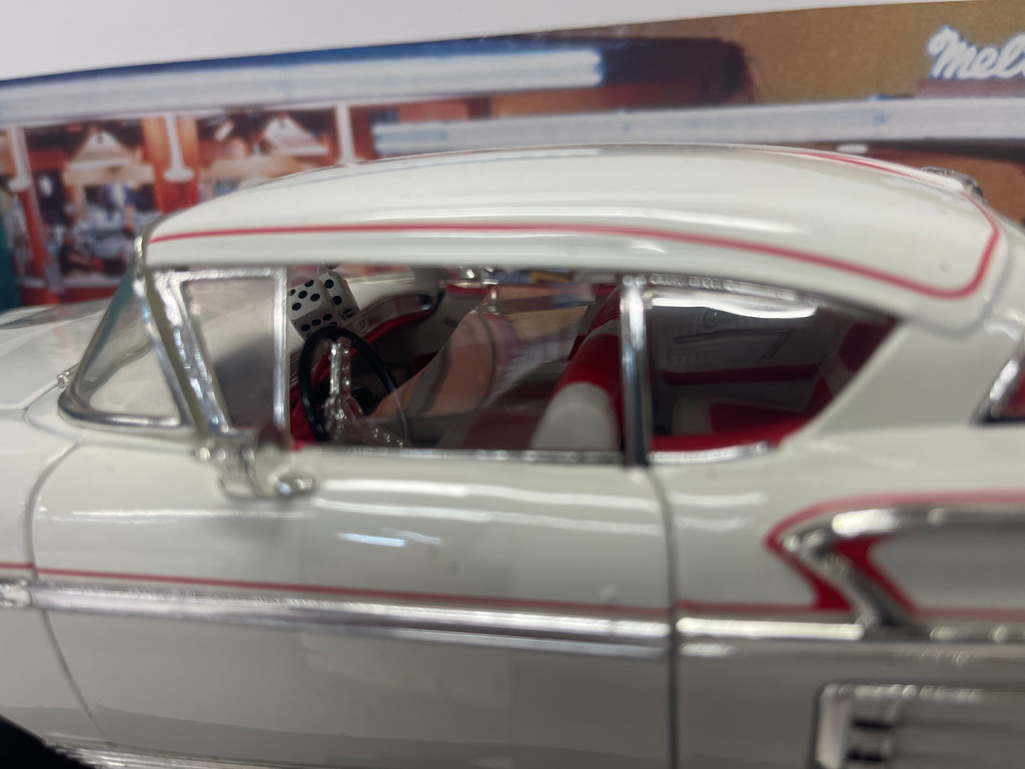 1/18 ERTL AMERICAN MUSCLE AMERICAN GRAFFITI '58 CHEVY IMPALA