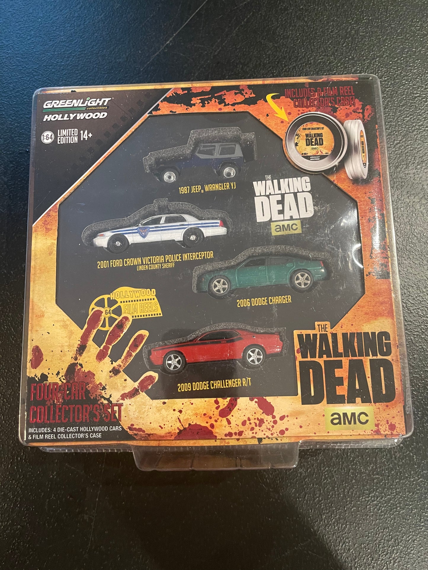 The Walking Dead 4-Car Collector's Set Greenlight Series 4 Limited Edition NEW