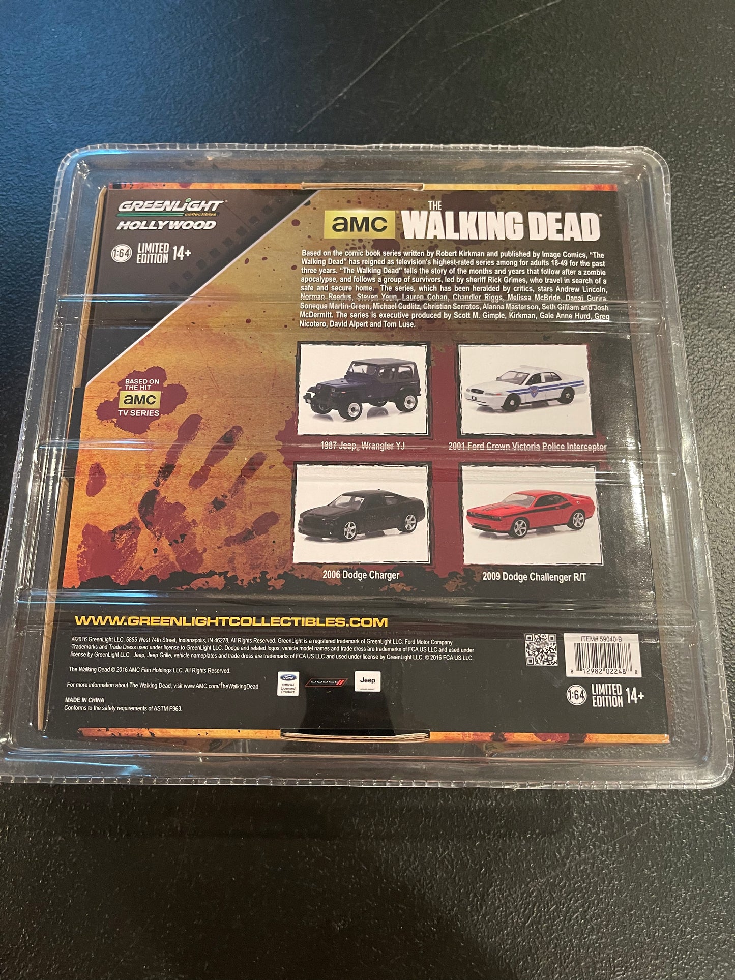 The Walking Dead 4-Car Collector's Set Greenlight Series 4 Limited Edition NEW